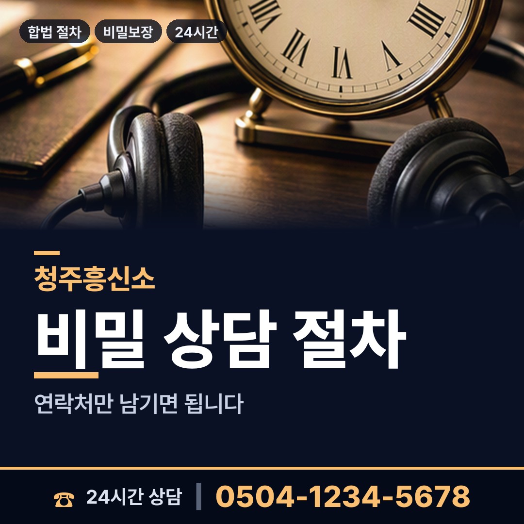 청주 모충동 사설탐정의뢰 상담 안내